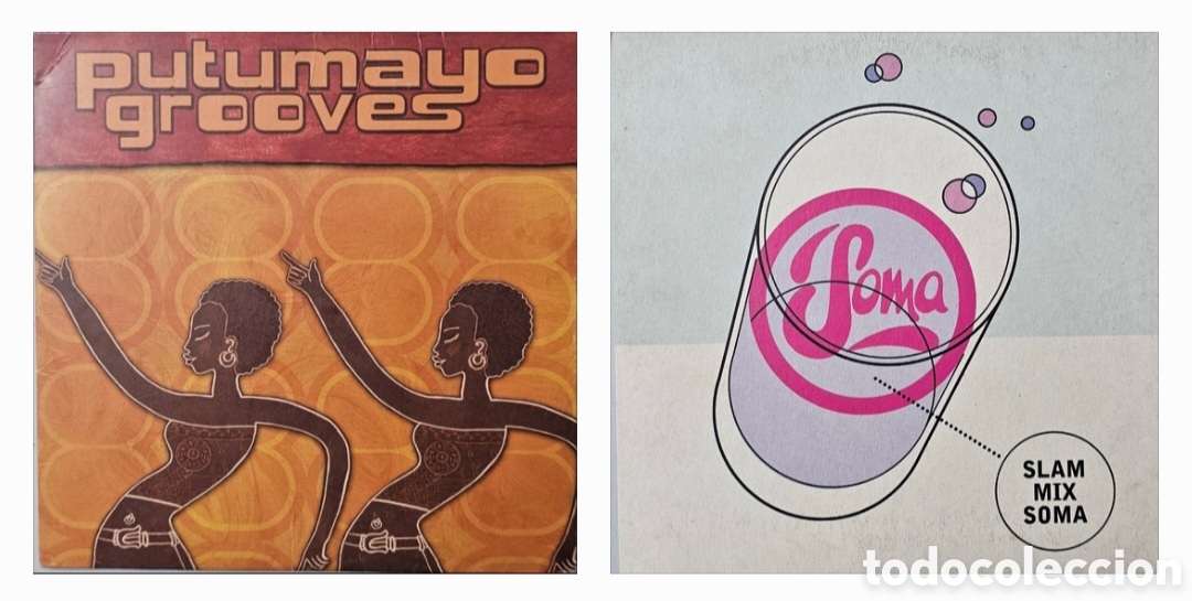 CDs de M&uacute;sica: LOTE 2CDs V/A PUTUMAYO GROOVES & SLAM MIX SOMA (Europa/Espa&ntilde;a - 2001-03)