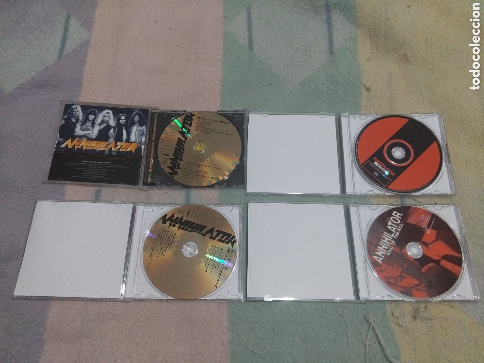 CDs de m&uacute;sica: Lote Annihilator ( leer descripcion). - Foto 2