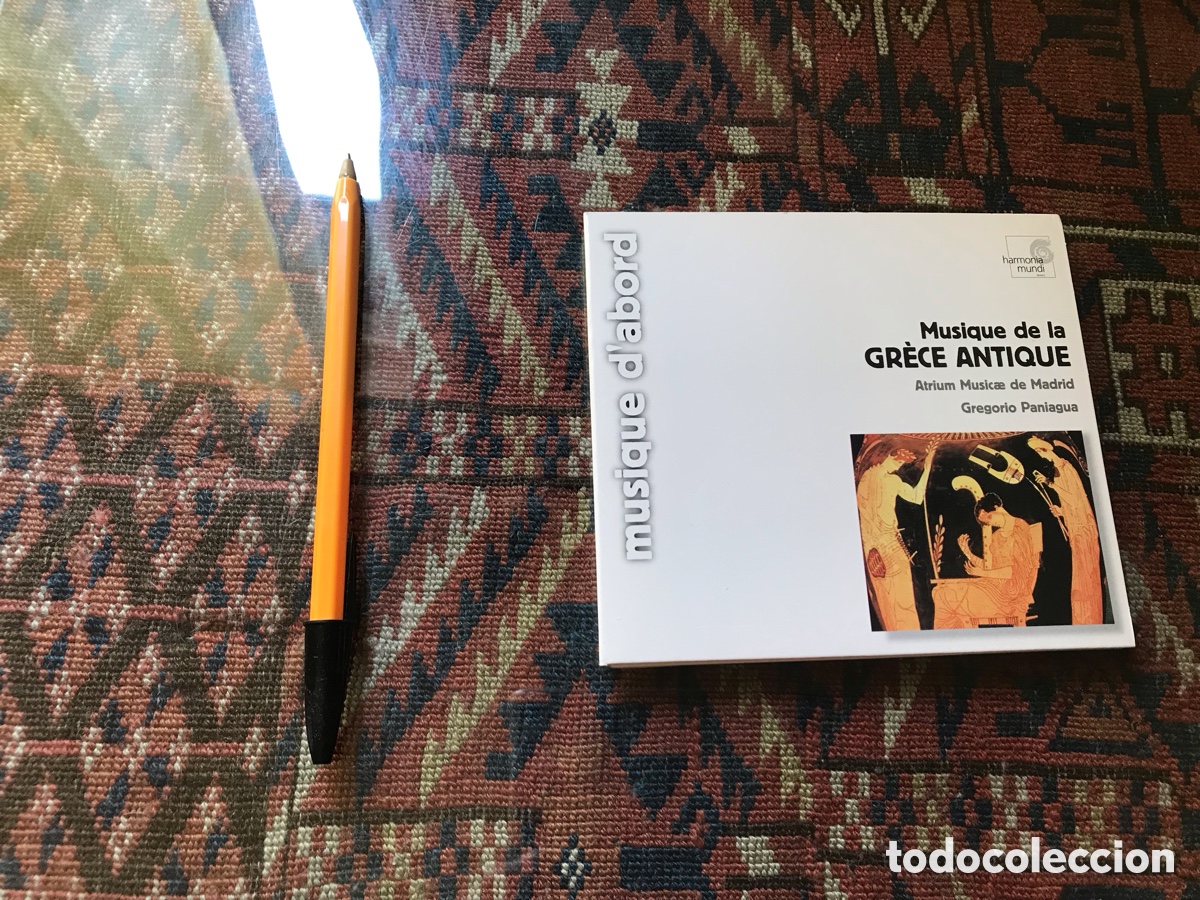 CDs de M&uacute;sica: Musique de la Gr&egrave;ce Antique. Atrium Musicae de Madrid. Gregorio Paniagua