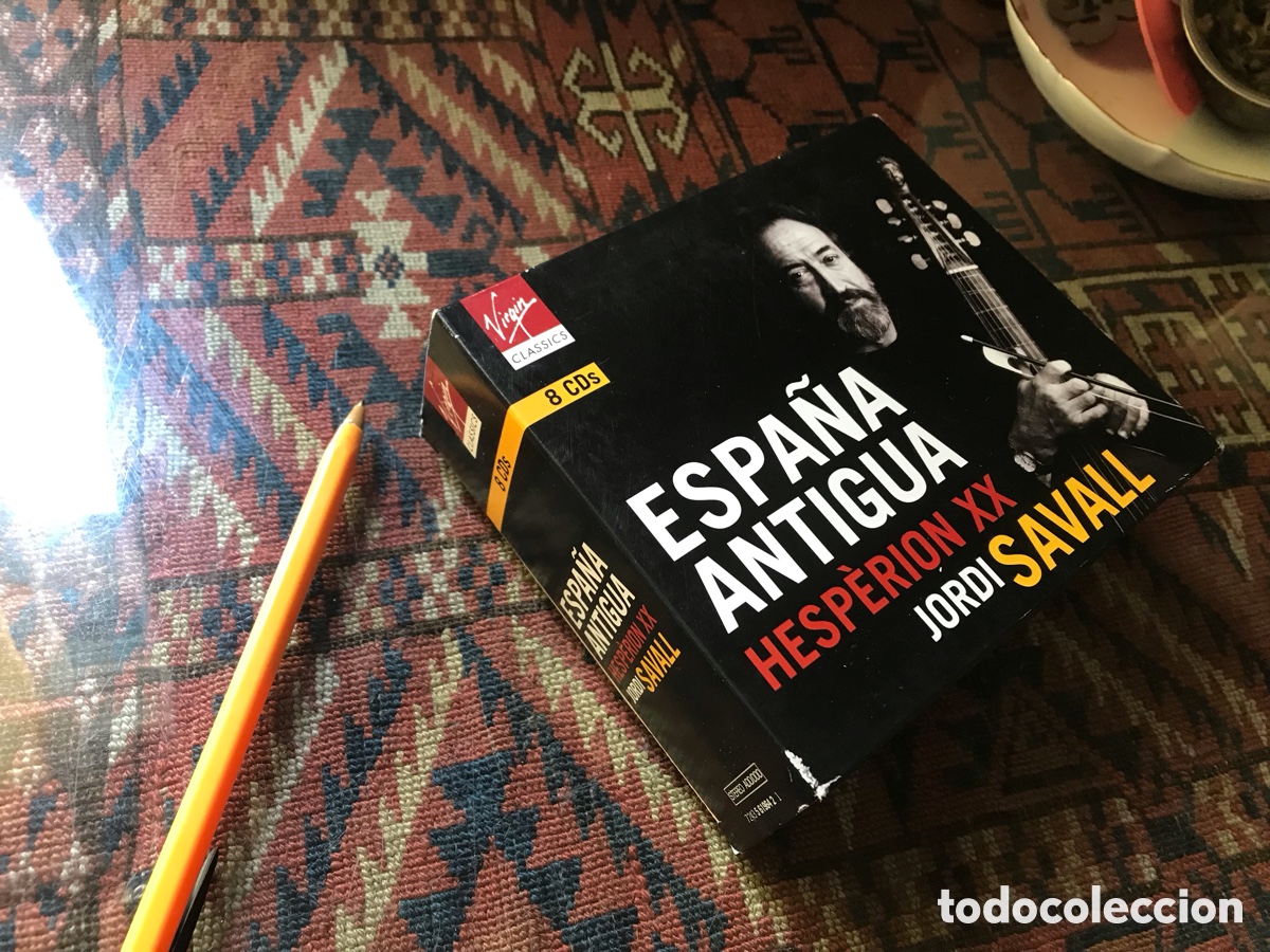 CDs de M&uacute;sica: Espa&ntilde;a Antigua. Hesp&egrave;rion XX. Jordi Savall. Ocho CD&rsquo;s