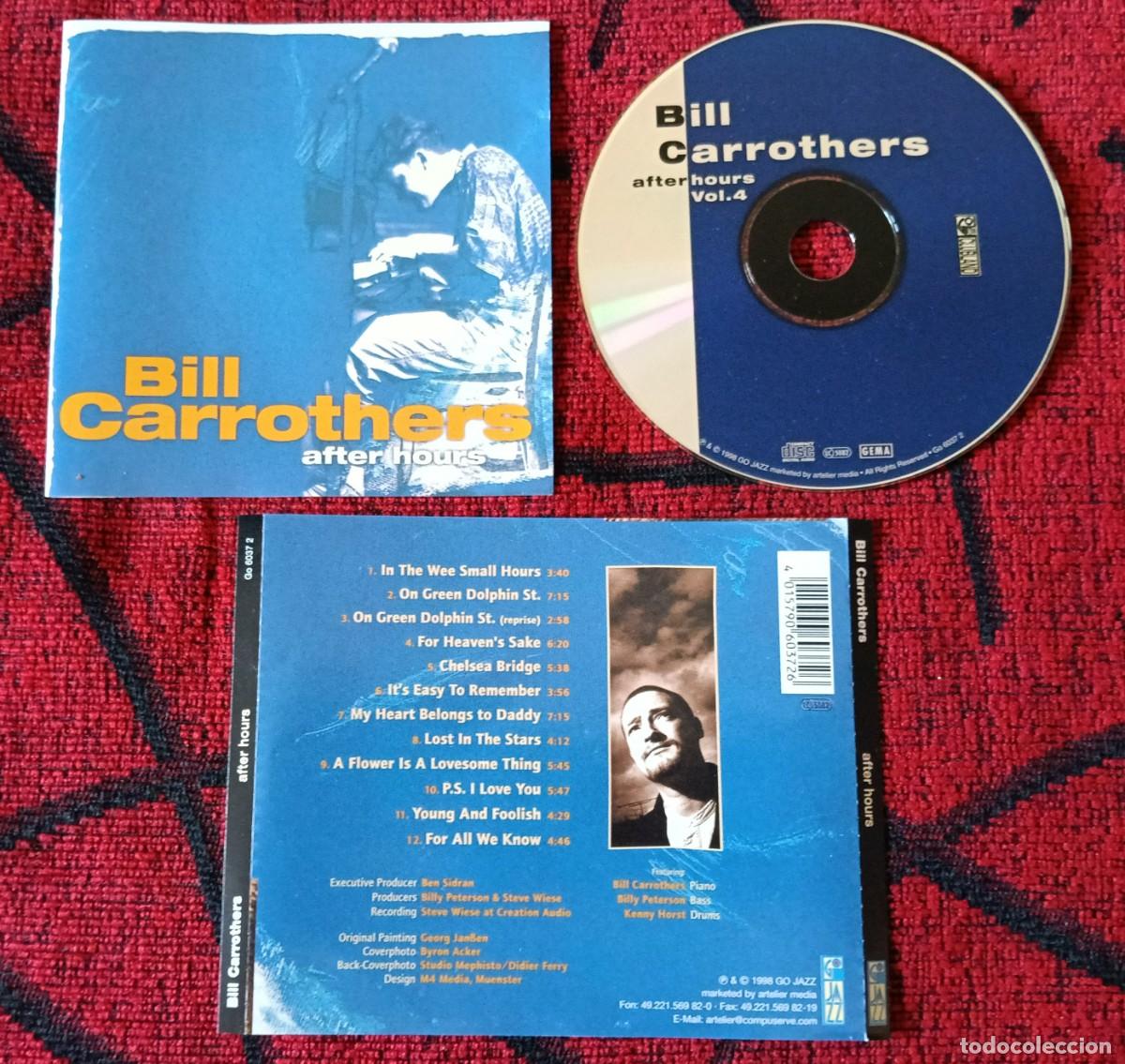 CDs de M&uacute;sica: BILL CARROTHERS ** After Hours ** CD ALEMANIA 1999