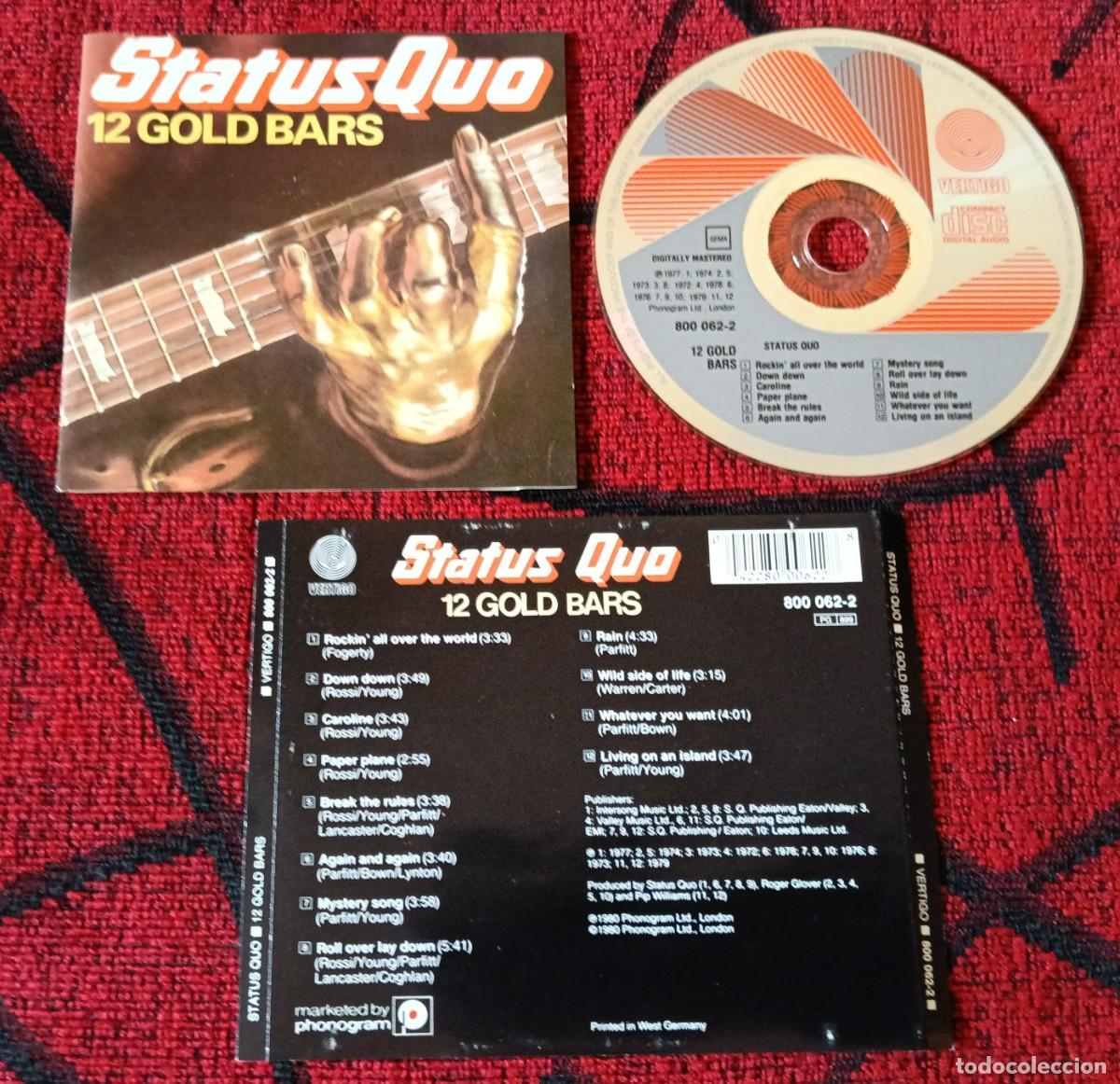 CDs de M&uacute;sica: STATUS QUO ** 12 Gold Bars ** CD ALEMANIA