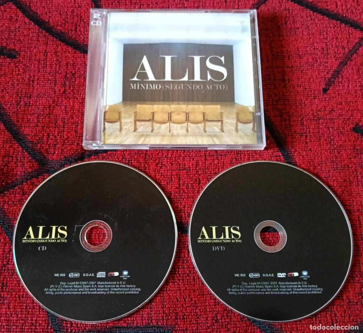 CDs de M&uacute;sica: ALIS ** Minimo (Segundo Acto) ** CD + DVD 2008