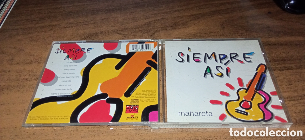 CDs de M&uacute;sica: SIEMPRE ASI - MAHARETA
