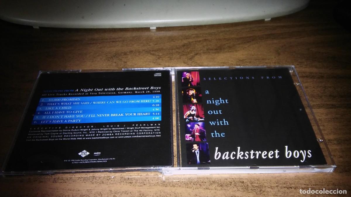 CDs de M&uacute;sica: Backstreet Boys &ndash; Selections From A Night Out With The Backstreet Boys