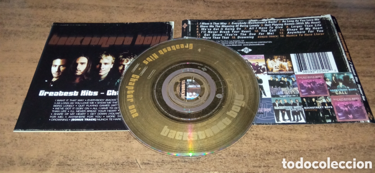 CDs de M&uacute;sica: BACKSTREET BOYS - GREATEST HITS. Chapter one