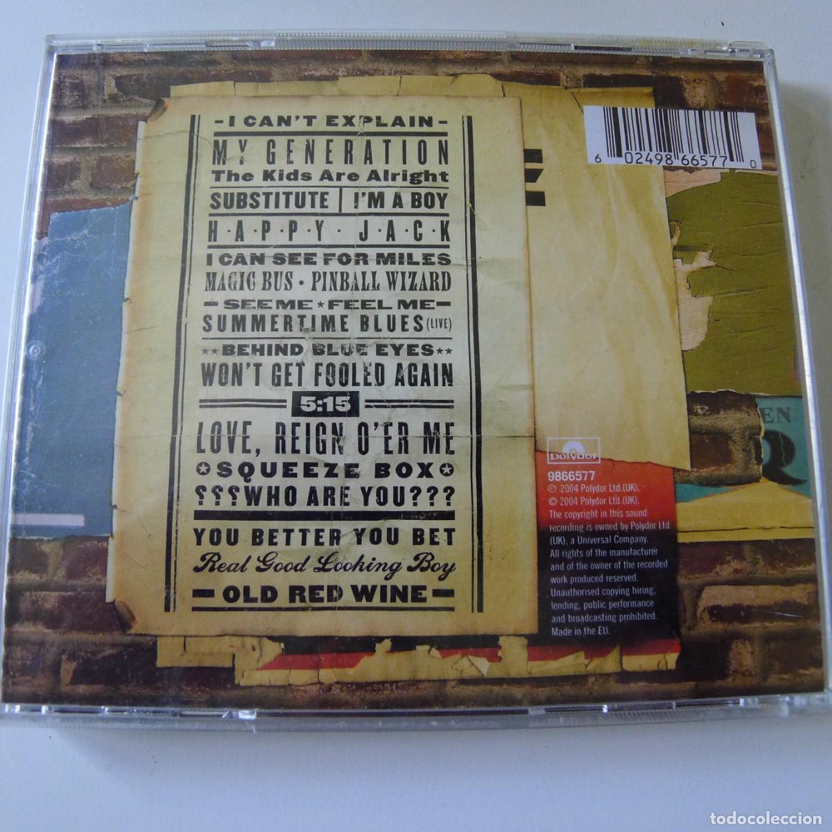 CDs de m&uacute;sica: THE WHO : THEN AND NOW CD - Foto 2