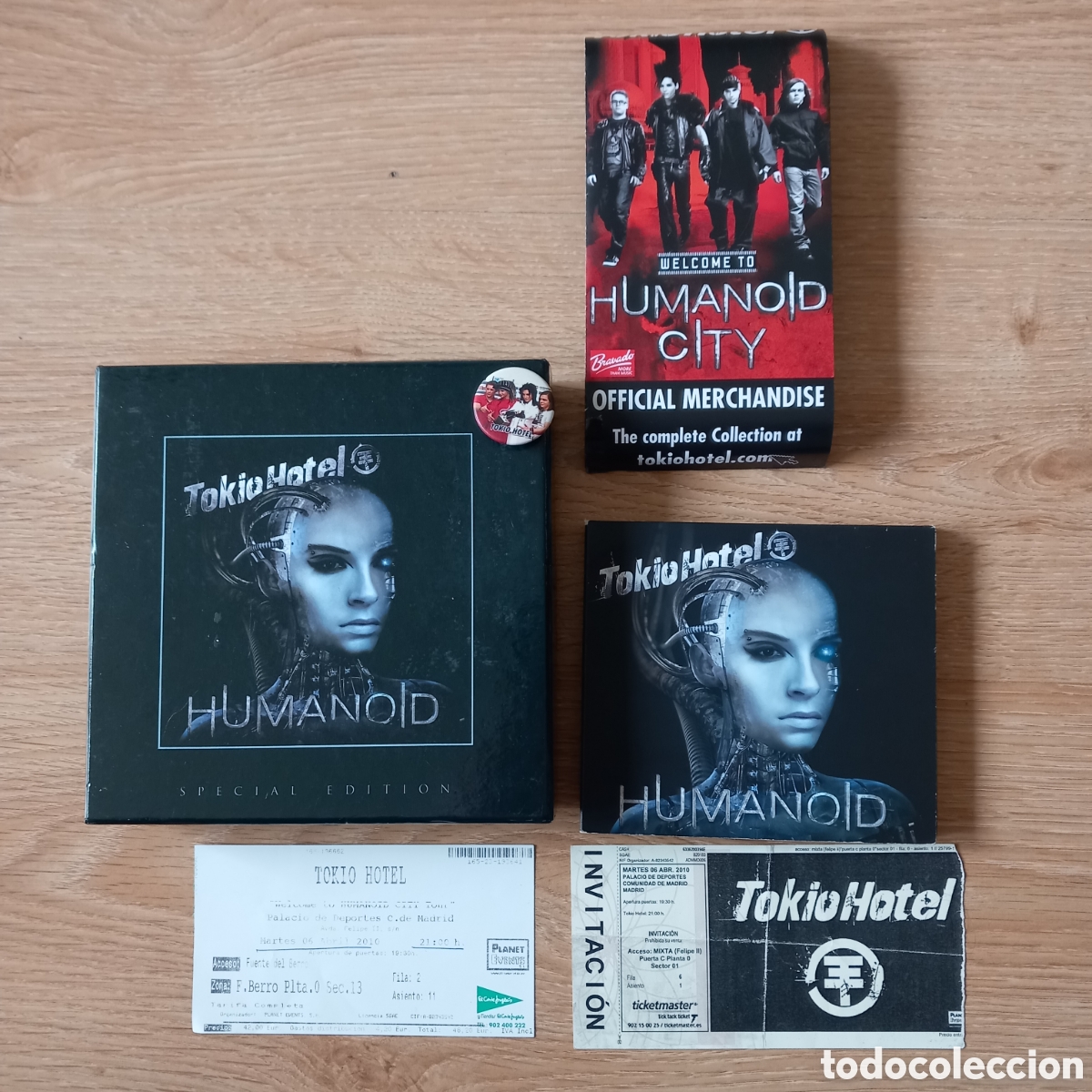 CDs de M&uacute;sica: Tokio Hotel - Cofre edici&oacute;n especial &rdquo;Humanoid&rdquo; CD + DVD