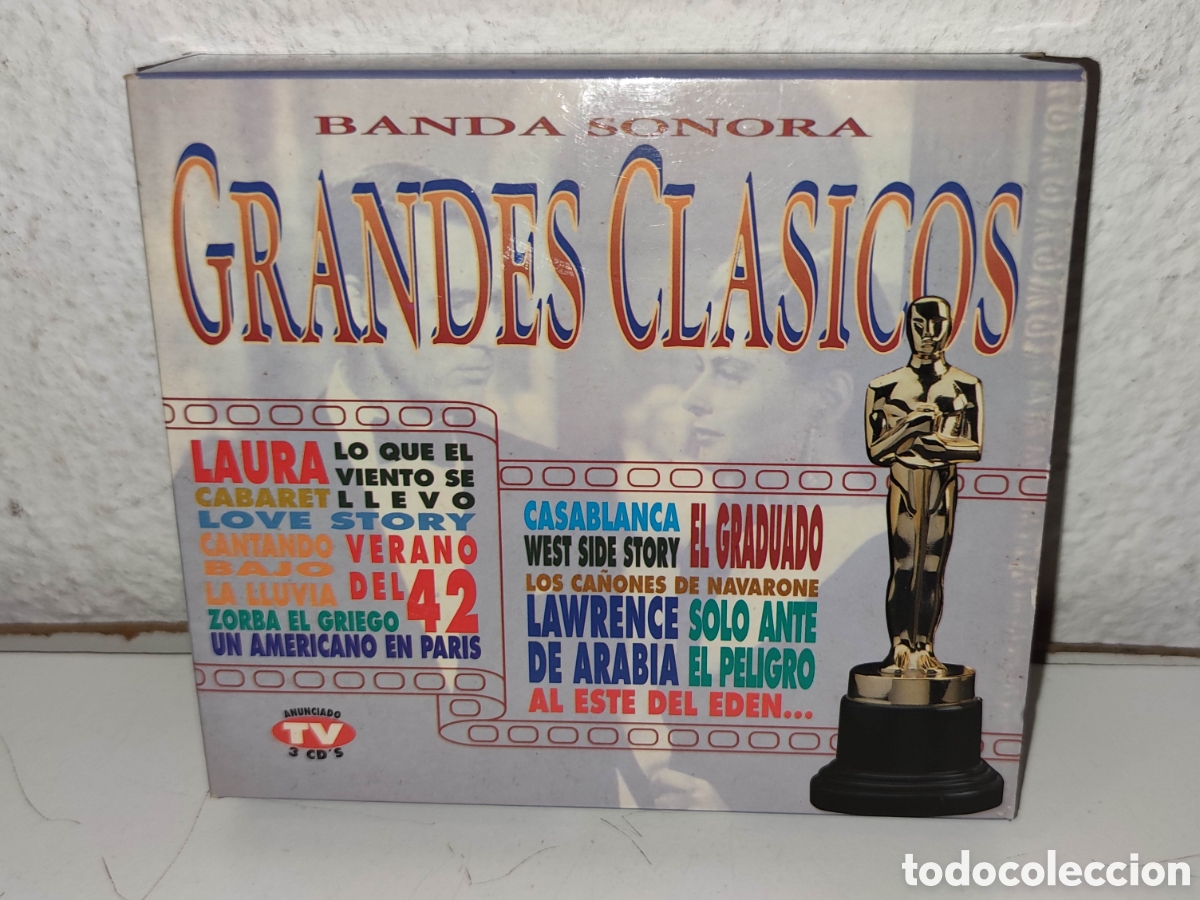 CD di Musica: 3 Cd - Henry Salomon Y Orquesta &ndash; Banda sonora GRANDES CLASICOS - Stage & Screen Estilo: Soundtrack