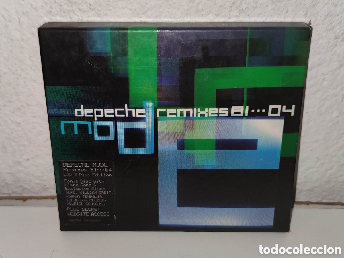 CDs de M&uacute;sica: 3 Cd Box set - Depeche Mode &ndash; Remixes 81&middot;&middot;&middot;04 - Limited edition, edicion limitada