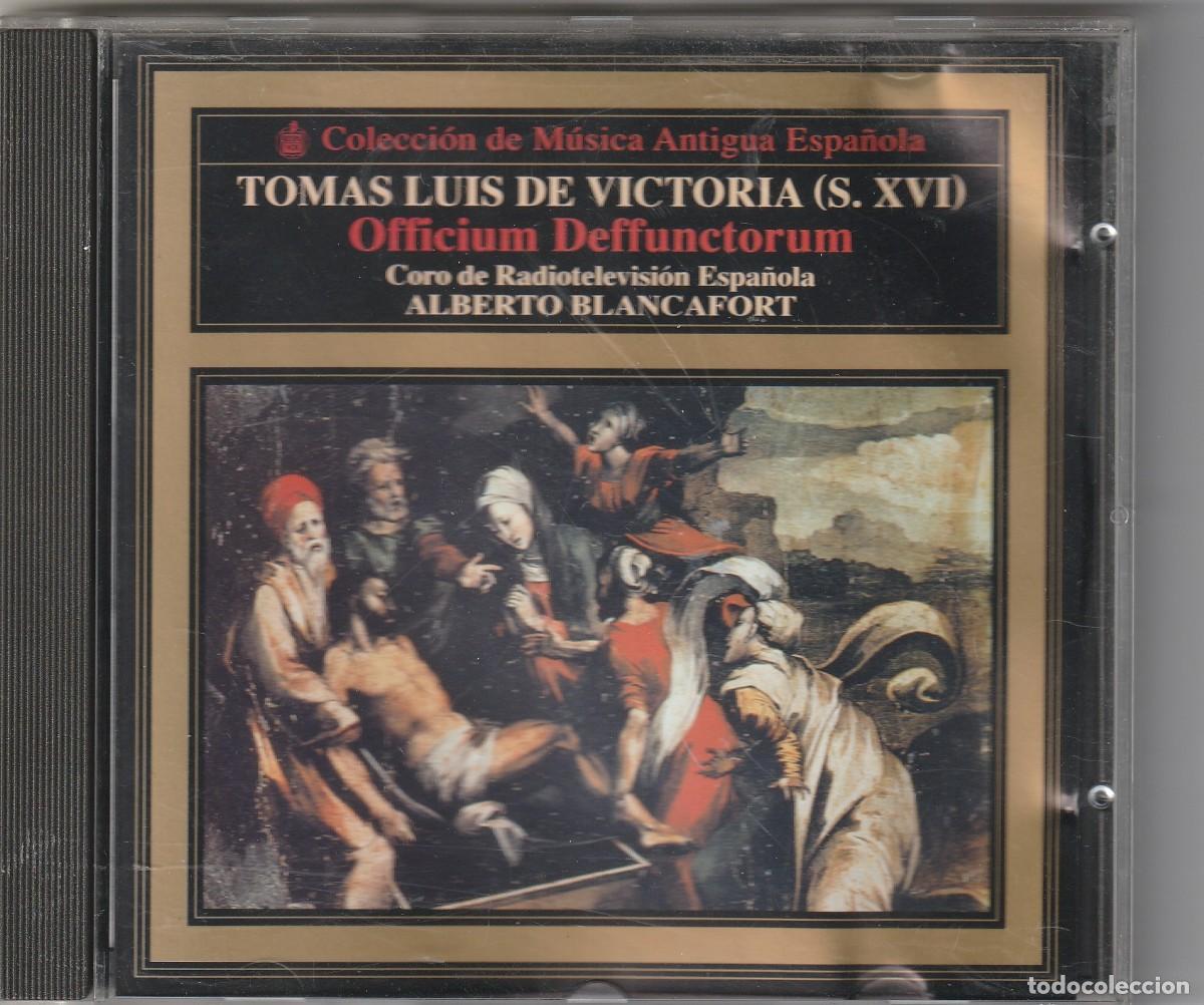 CDs de M&uacute;sica: TOMAS LUIS DE VICTORIA - OFFICIUM DEFFUNCTORUM (CD HISPAVOX 1996) MUSICA ANTIGUA ESPA&Ntilde;OLA