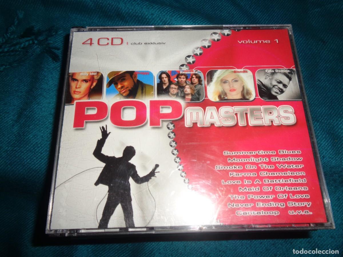 CDs de m&uacute;sica: POP MASTERS. VOL. 1. 4 CD&acute;S + LIBRETO. IMPECABLE - Foto 1