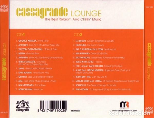 CDs de m&uacute;sica: Various - Cassagrande Lounge (2xCD, Comp) NM - Foto 2