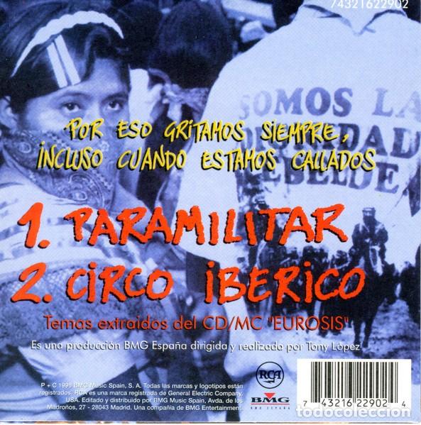 CDs de m&uacute;sica: Ska-P - Paramilitar (CD, Single) NM - Foto 2