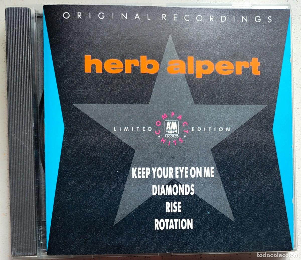 CDs de M&uacute;sica: HERB ALPERT - COMPACT HITS (CD) 1998 - 4 TEMAS - ED. UK - ED. LIMITADA