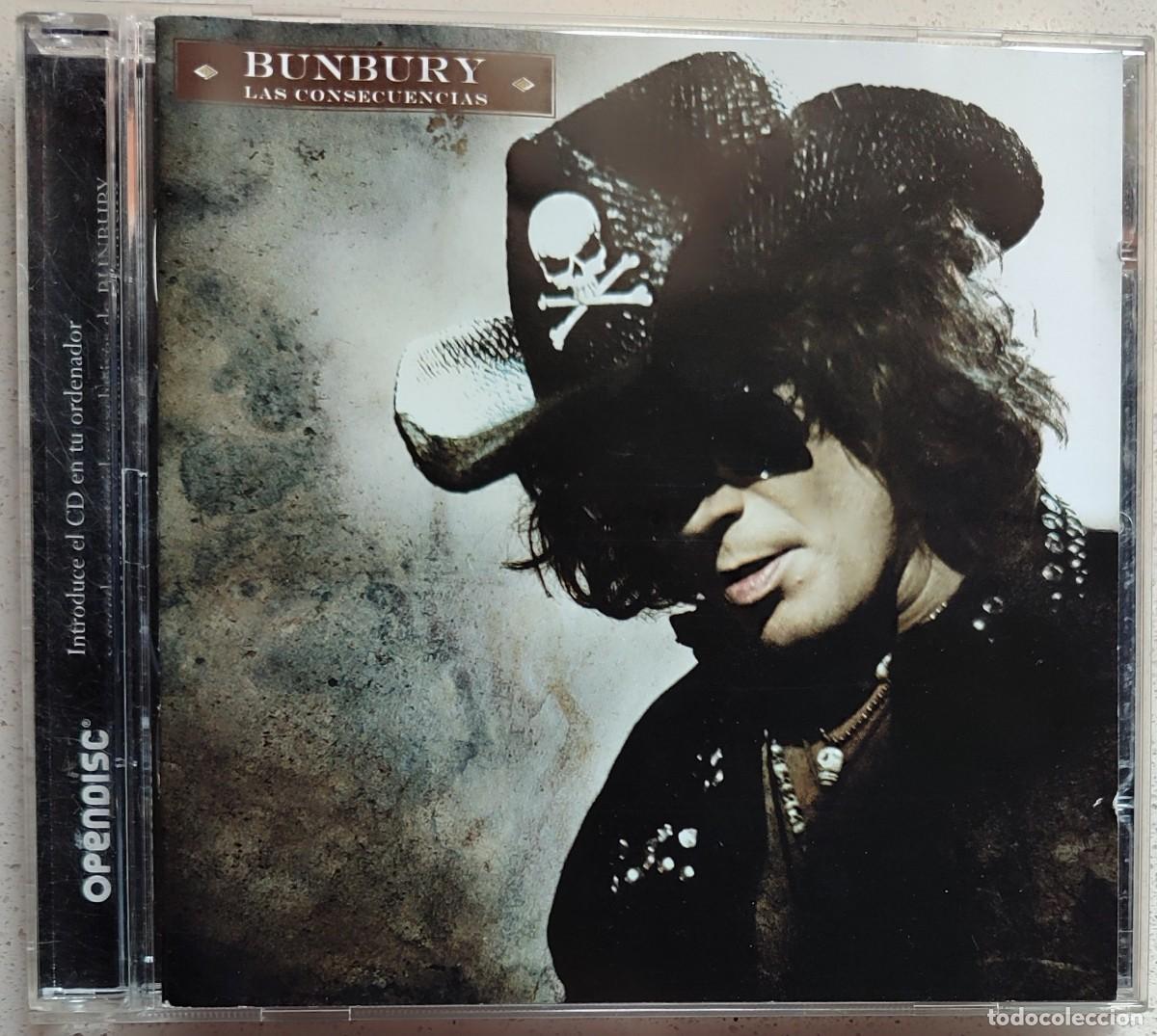 CDs de M&uacute;sica: BUNBURY - LAS CONSECUENCIAS (CD) 2009 - 10 TEMAS