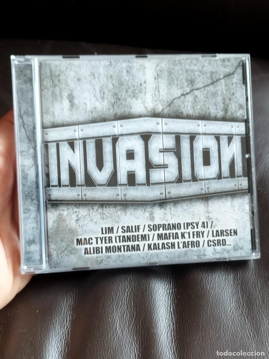 CDs de M&uacute;sica: Varios &ndash;Invasi&oacute;n. Cd recopilaci&oacute;n Gangsta hip hop franc&eacute;s. Nuevo.