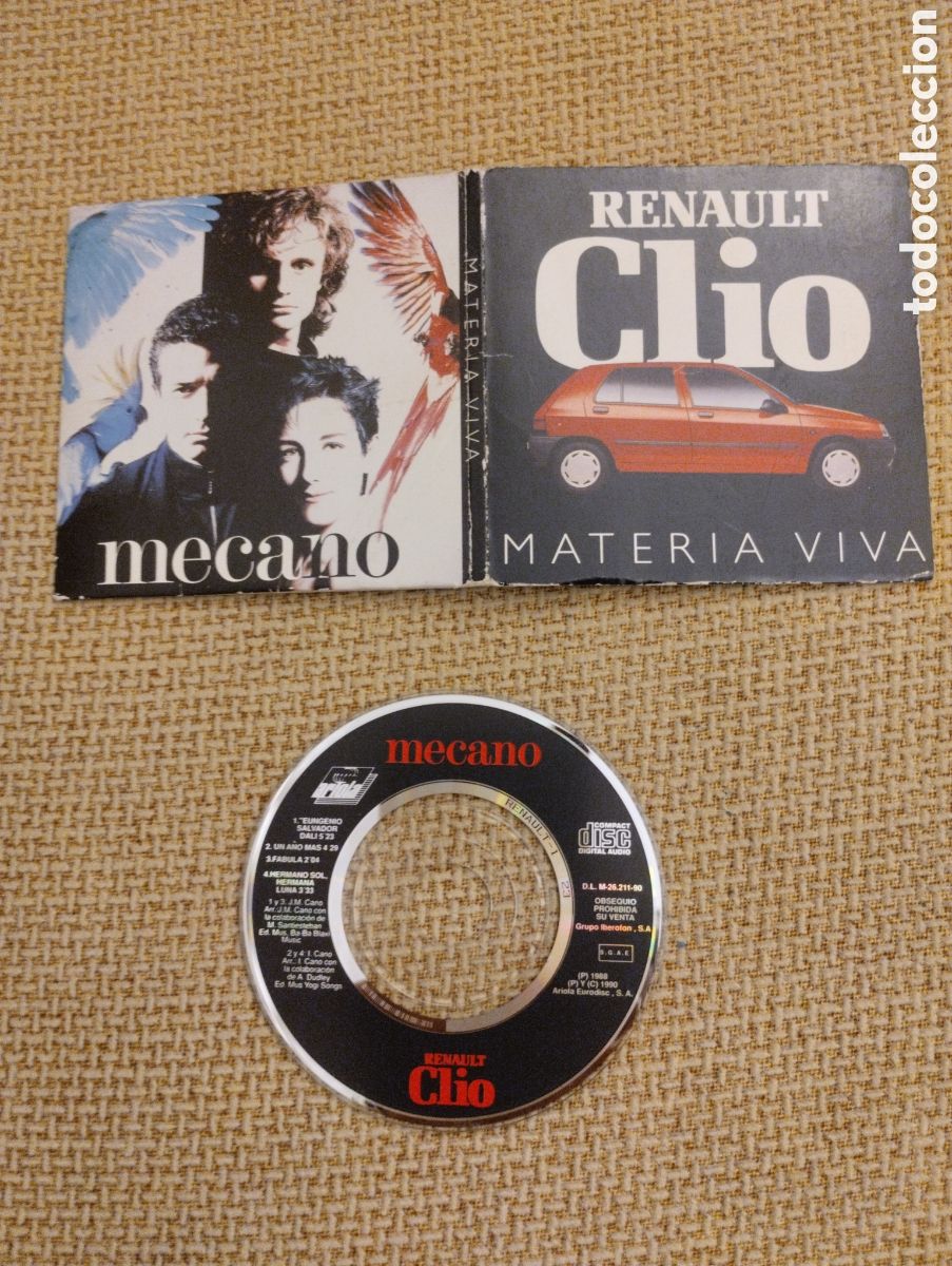 CDs de M&uacute;sica: Mini Cd promocional Mecano