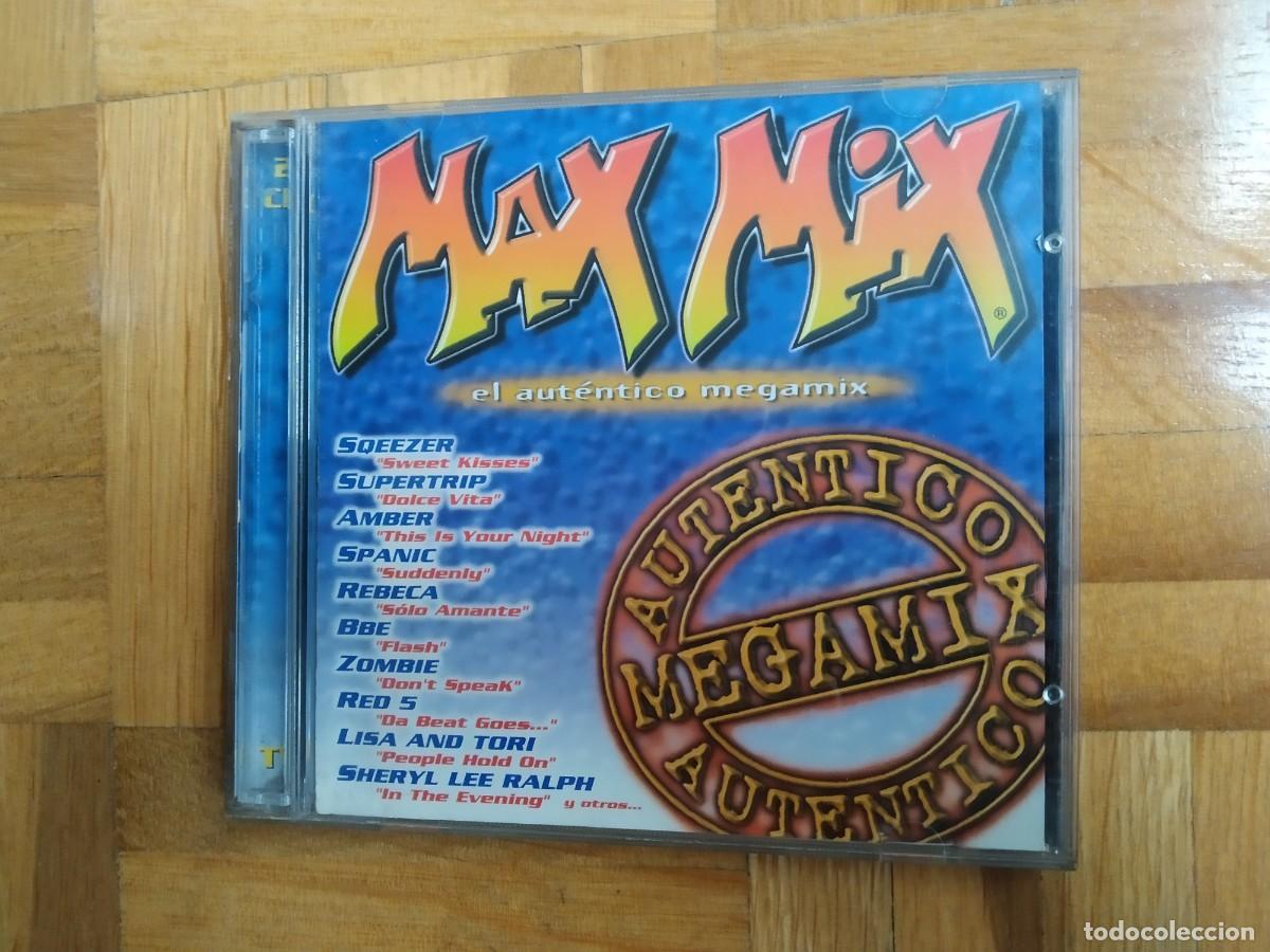 Musik-CDs: 2 CD MAX MIX EL AUTENTICO MEGAMIX SQUEEZER SUPERTRIP AMBER SPANIC REBECA BBE ZOMBIE VER FOTOS