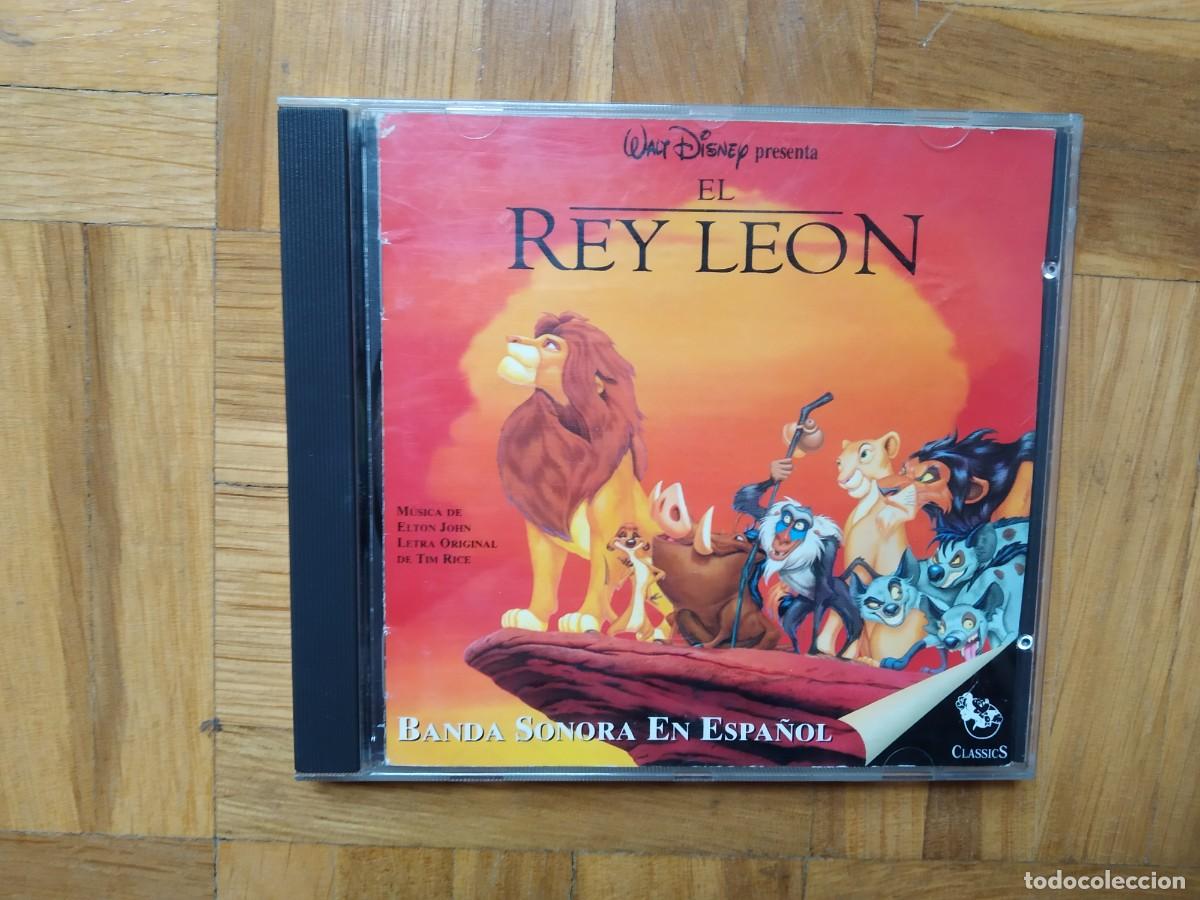 CDs de M&uacute;sica: CD BSO EL REY LEON WALT DISNEY BANDA SONORA EN ESPA&Ntilde;OL ELTON JOHN VER FOTOS DISCO COMO NUEVO