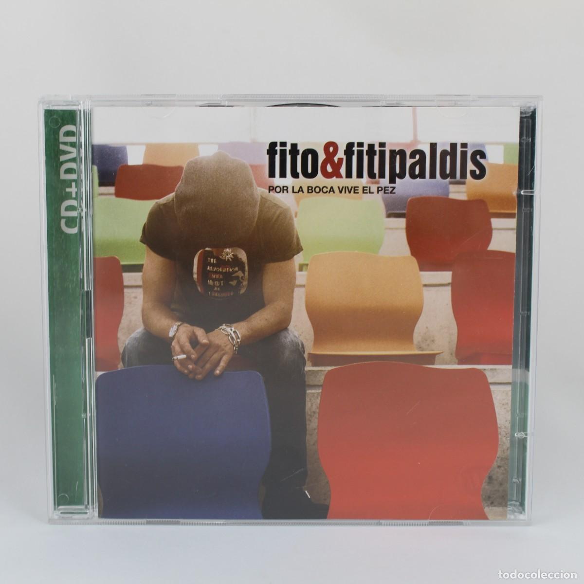 CDs de M&uacute;sica: Fito Fitipaldis Por La Boca Vive El Pez CD+DVD 2006 Dro Album Original