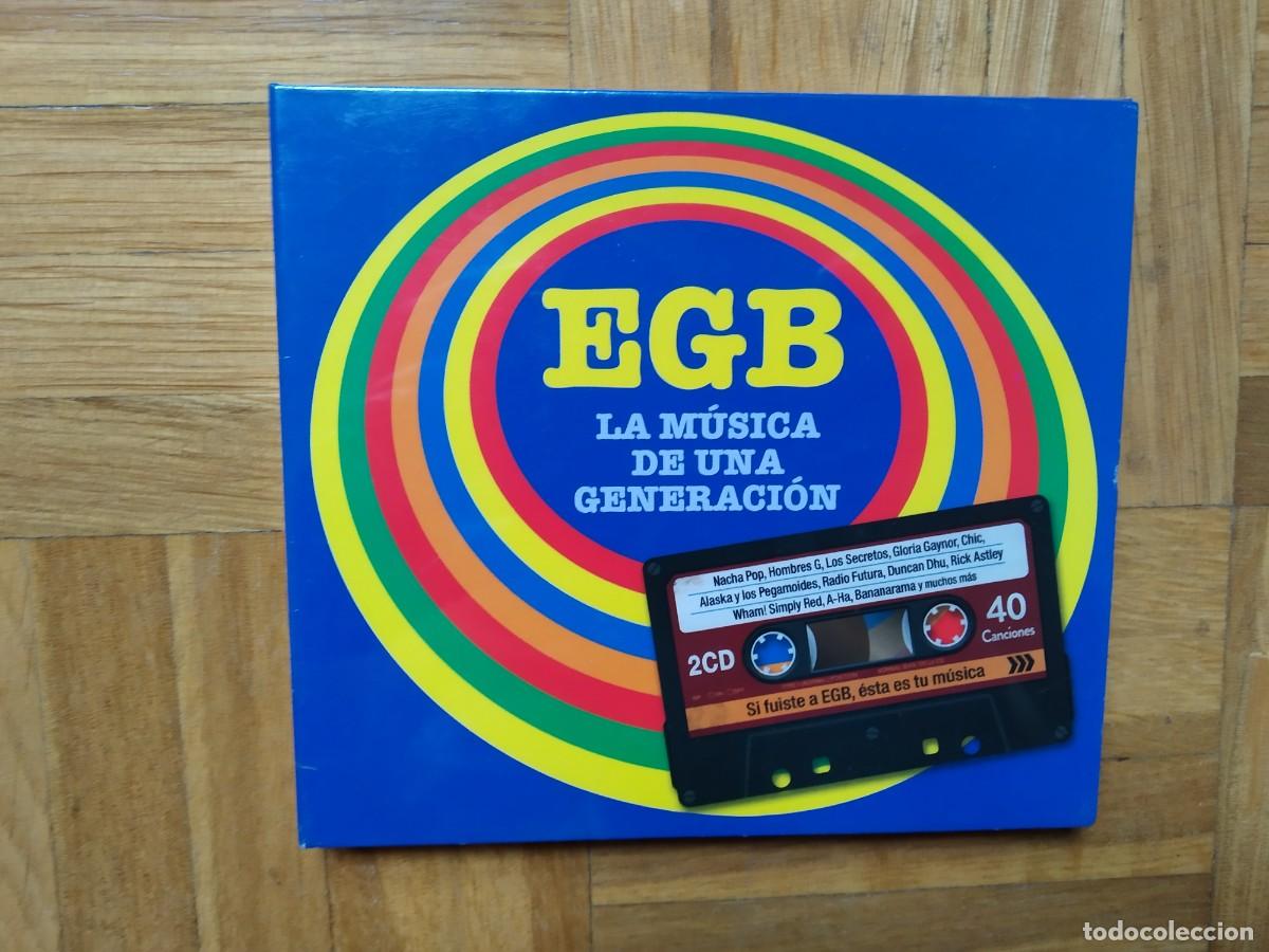 CDs de M&uacute;sica: 2 CD EGB LA MUSICA DE UNA GENERACION ALASKA PEGAMOIDES RADIO FUTURA LOQUILLO Y LOS TROGLODITAS NUEVO