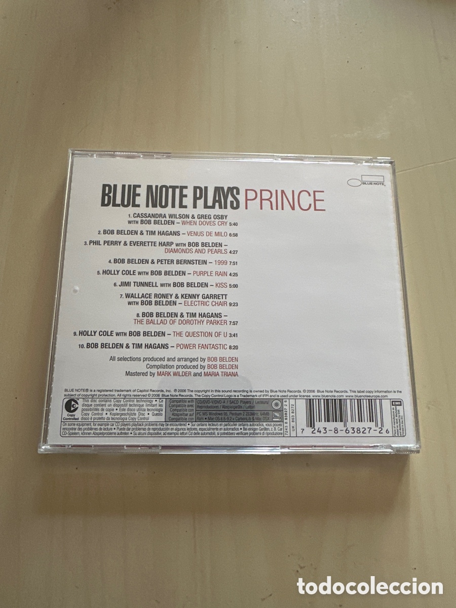 CDs de m&uacute;sica: SCD49 blue note plays prince CD m&uacute;sica - Foto 2