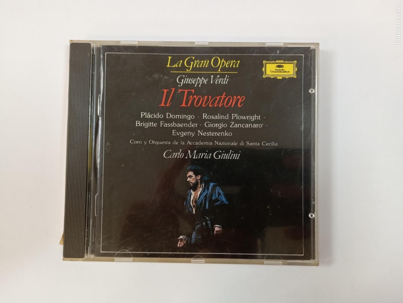 CDs de M&uacute;sica: IL TROVATORE. GIUSEPPE VERDI. DEUTSCHE GRAMMOPHON. LA GRAN OPERA. DEUTSCHE GRAMMOPHON CD. TDKV145