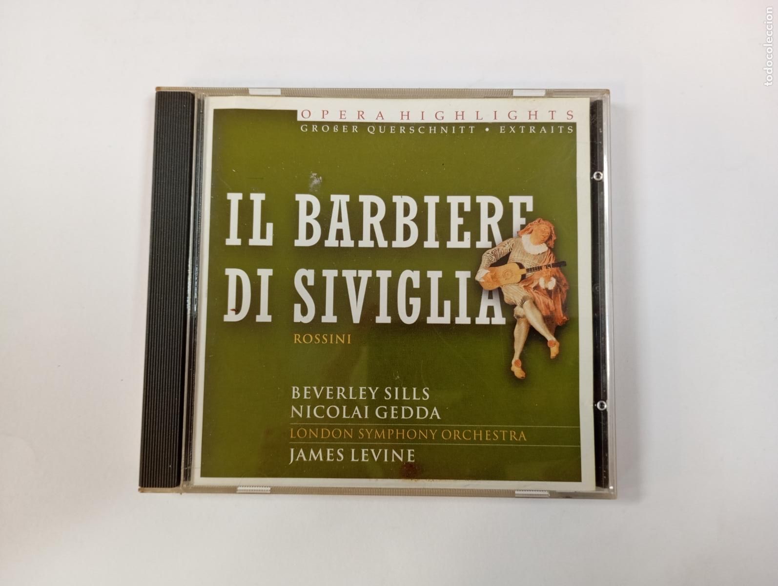 CDs de M&uacute;sica: IL BARBIERE DI SIVIGLIA. ROSSINI. OPERA HIGHLIGHTS. CD. TDKV145
