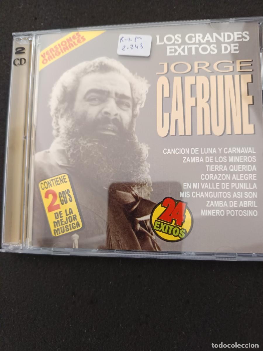 CDs de m&uacute;sica: 2 CD. LOS GRANDES &Eacute;XITOS DE JORGE CAFRUNE. - Foto 1