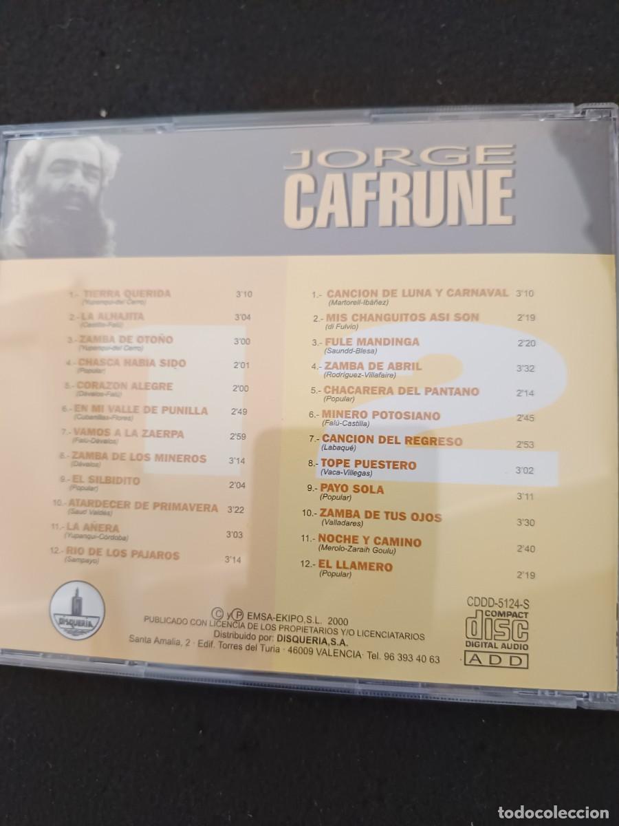 CDs de m&uacute;sica: 2 CD. LOS GRANDES &Eacute;XITOS DE JORGE CAFRUNE. - Foto 2