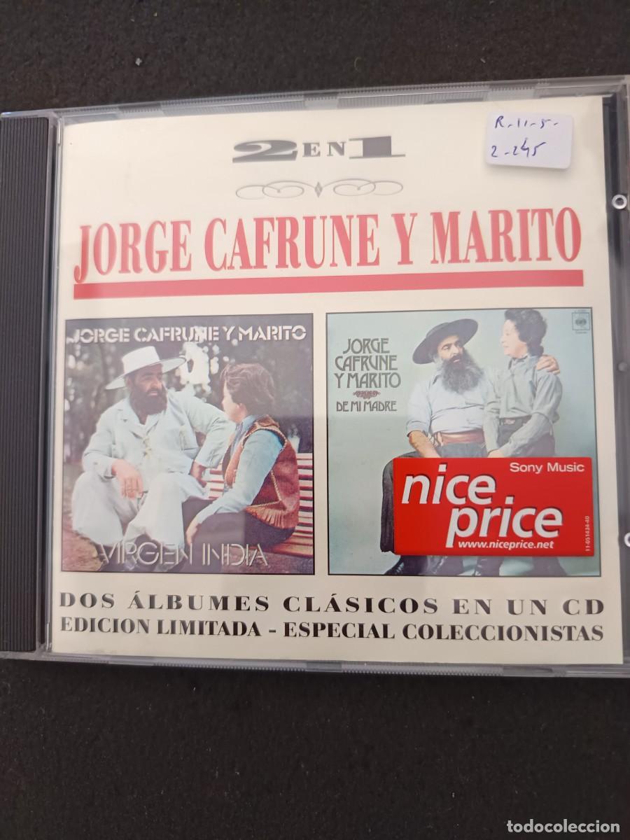 CDs de M&uacute;sica: JORGE CAFRUNE Y MARITO. DOS &Aacute;LBUMES CL&Aacute;SICOS EN UN CD
