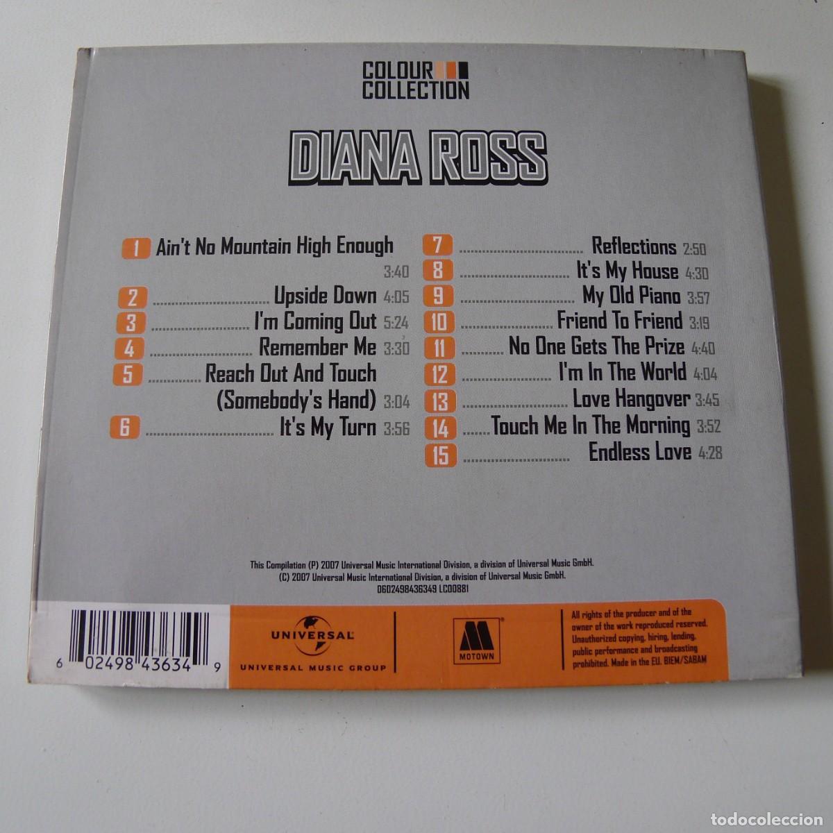 CDs de m&uacute;sica: DIANA ROSS &ndash; COLOUR COLLECTION - CD digipack - Foto 2