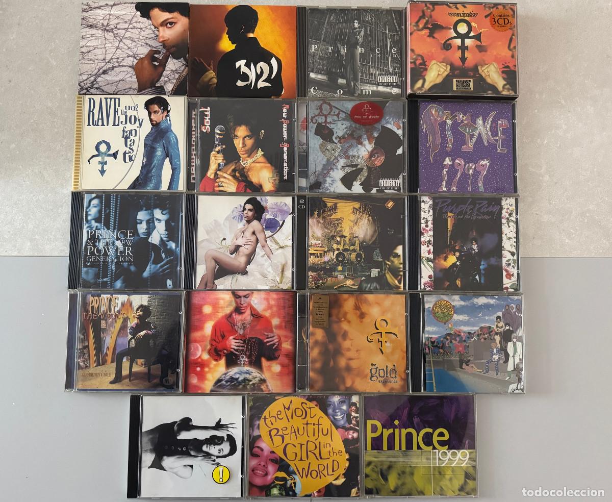 CDs de M&uacute;sica: Lote CD's de Prince - 17 albums + 2 singles (1982-2007) 22 cds
