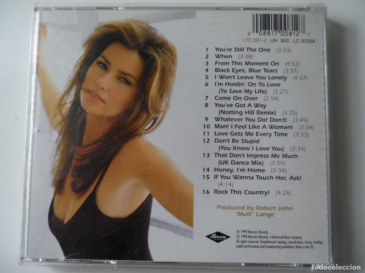 CDs de m&uacute;sica: CD ORIGINAL DE SHANIA TWAIN -COME ON OVER - Foto 2