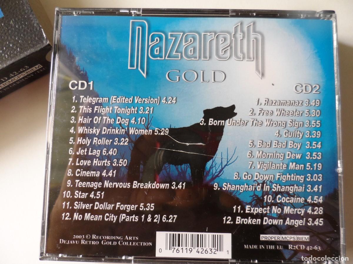 CDs de m&uacute;sica: DOBLE CD ORIGINAL NAZARETH DOBLE GOLD - Foto 2