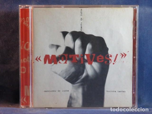 CDs de M&uacute;sica: MOTIV&Eacute;S &ndash; CHANTS DE LUTTE, CANCIONES DE LUCHA, BORROKA KANTAK. - CD