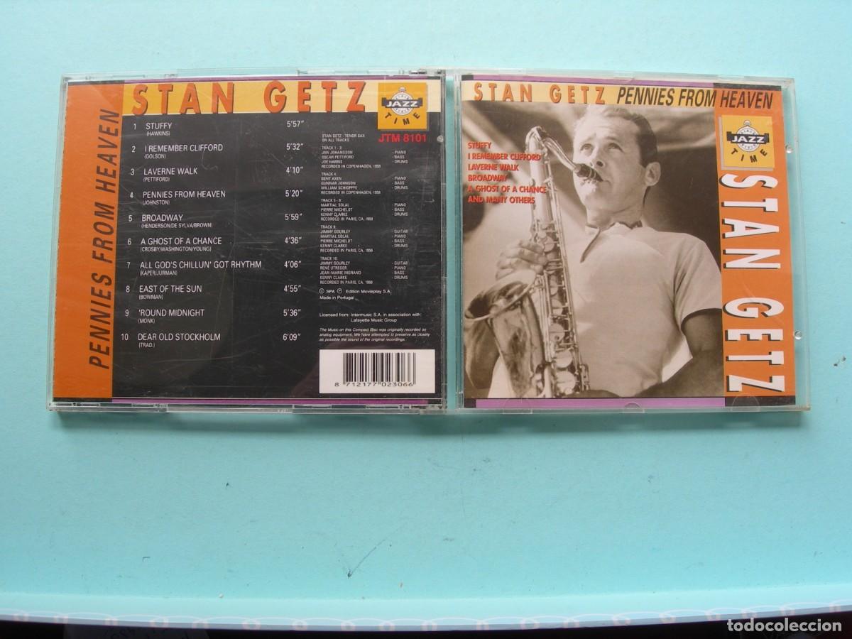 CDs de M&uacute;sica: STAN GETZ / PENNIES FROM HEAVEN / CD / 10 TEMAS / JAZZ / COLECCI&Oacute;N PARTICUALR