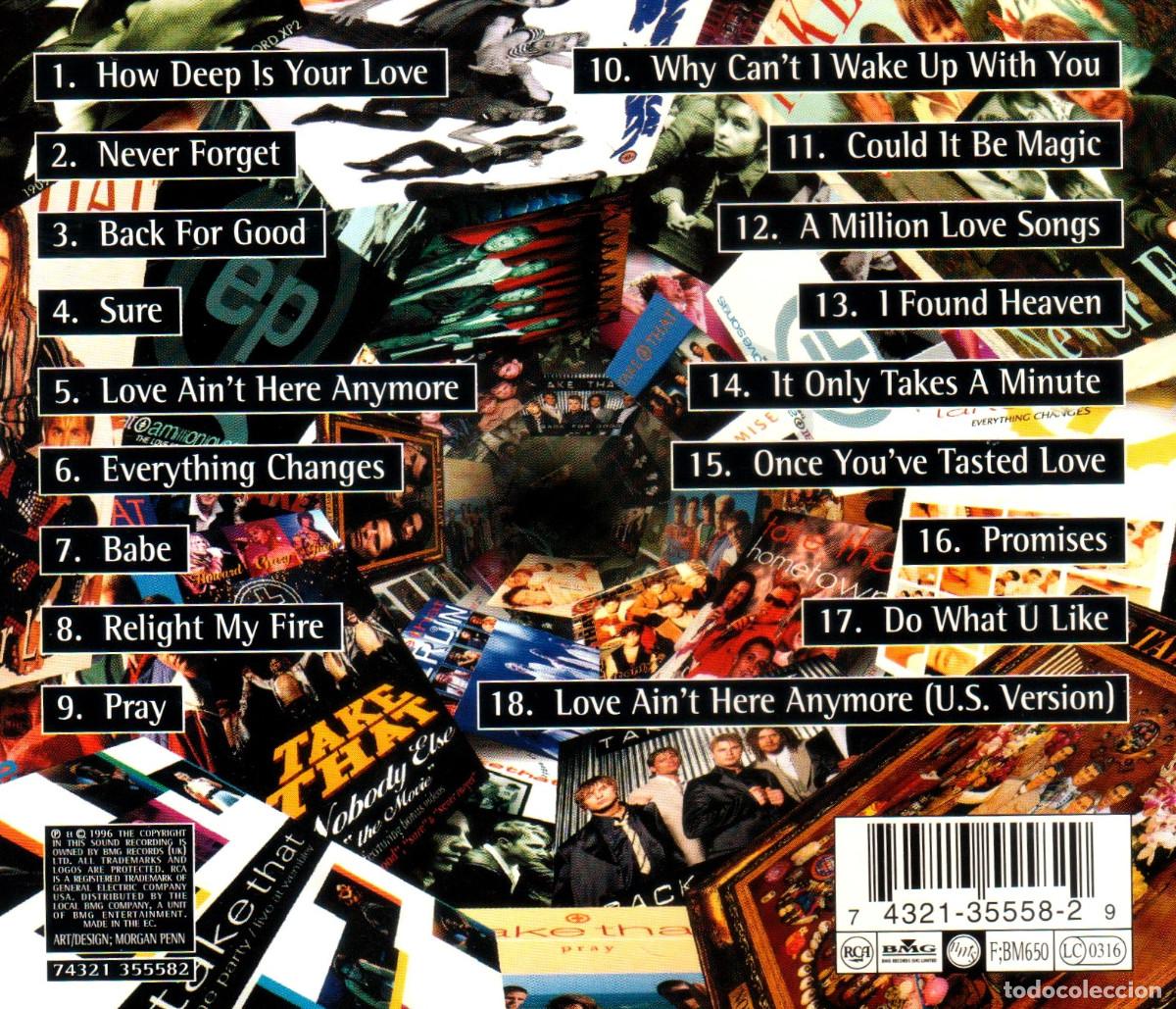 CDs de m&uacute;sica: TAKE THAT. GREATEST HITS. RECOPILATORIO. CD. - Foto 2
