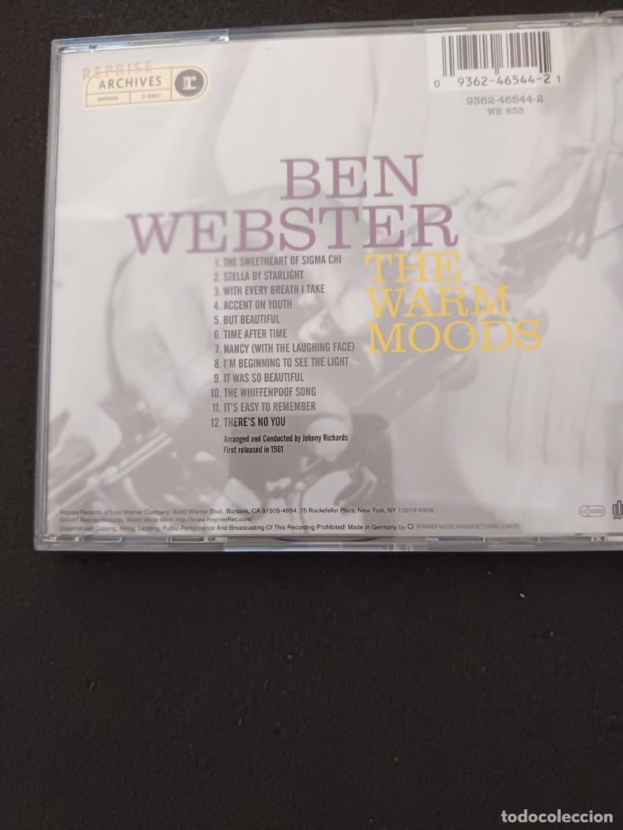 CDs de m&uacute;sica: BEN WEBSTER, 12 TRACKS - Foto 2