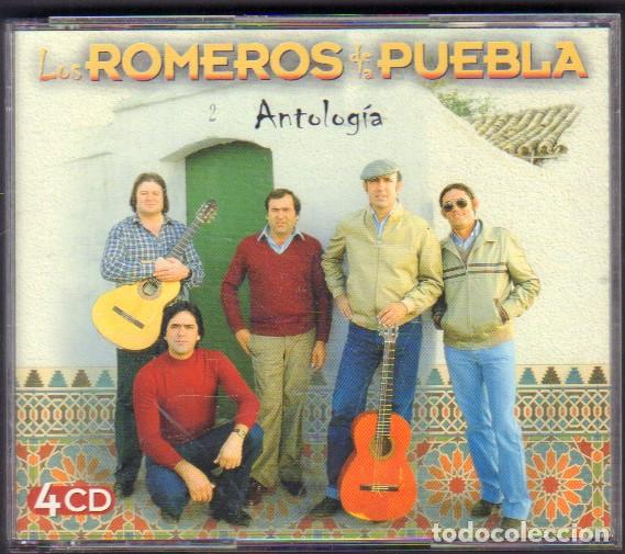 CDs de M&uacute;sica: LOS ROMEROS DE LA PUEBLA - ANTOLOGIA / AMOR EN SU MEMORIA, SALINERA.../ 4 CD'S 2001 RF-14516