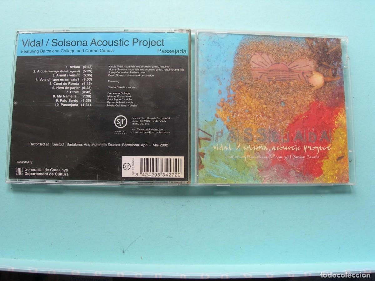 CDs de M&uacute;sica: VIDAL / SOLSONA ACOUSTIC PROJECT / CD / 10 TEMAS / JAZZ / COLECCI&Oacute;N PARTICULAR