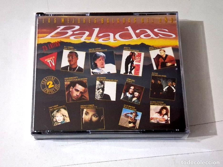 CDs de M&uacute;sica: CD &rdquo;BALADAS LAS MEJORES BALADAS DEL A&Ntilde;O&rdquo; 2CD 25 TRACKS ROXETTE LUZ JOE COCKER