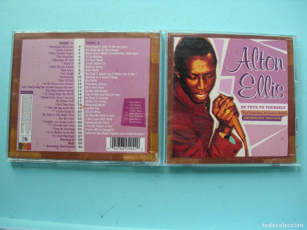 CDs de M&uacute;sica: ALTON ELLIS/BE TRUE TO YOURSELF / THE GODFATHER OF LOVER&acute;S ROCK / 2CDS / 56 TEMAS / SKA