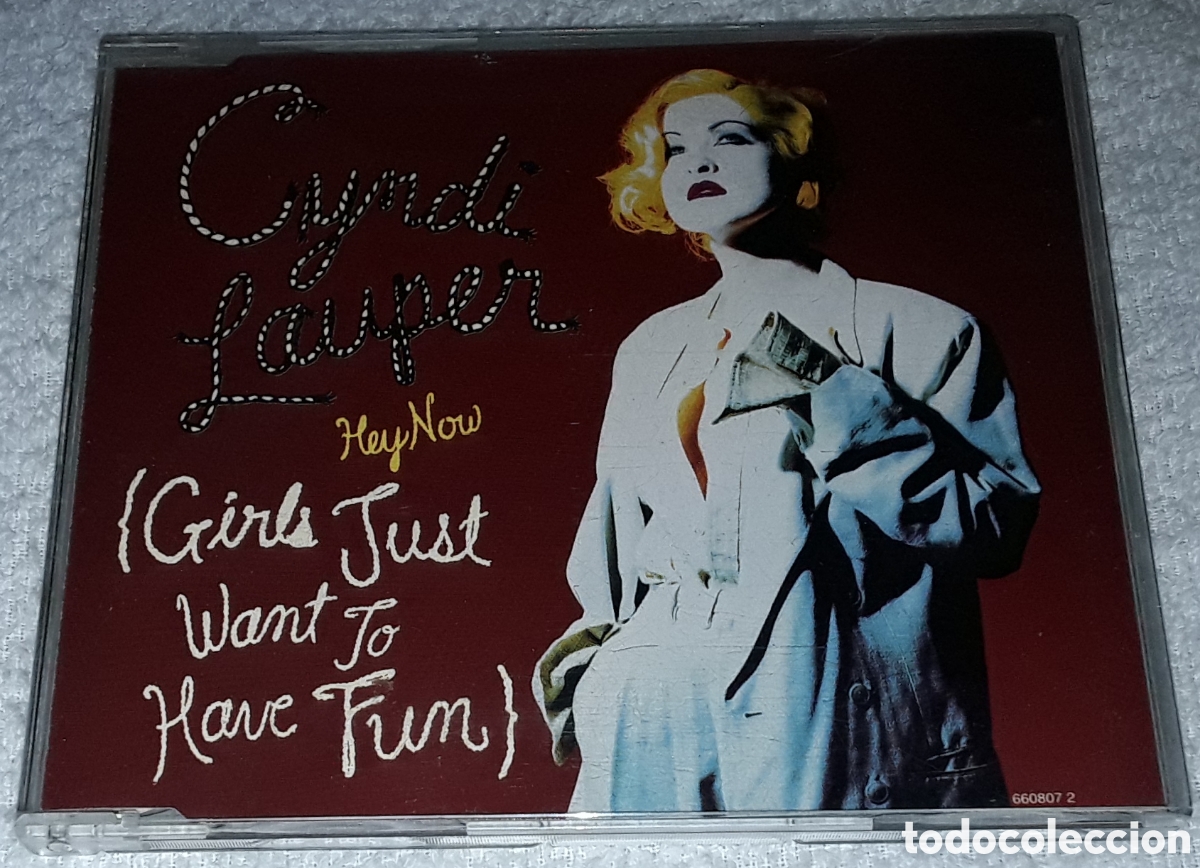 CDs de M&uacute;sica: CD MAXI - CYNDI LAUPER - HEY NOW ( GIRLS JUST WANT TO HAVE FUN ) - 5 TEMAS