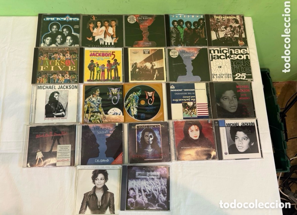 CD di Musica: Gran lote 22 CDs Michael Jackson Jackson 5 albumes y recopilatorios originales