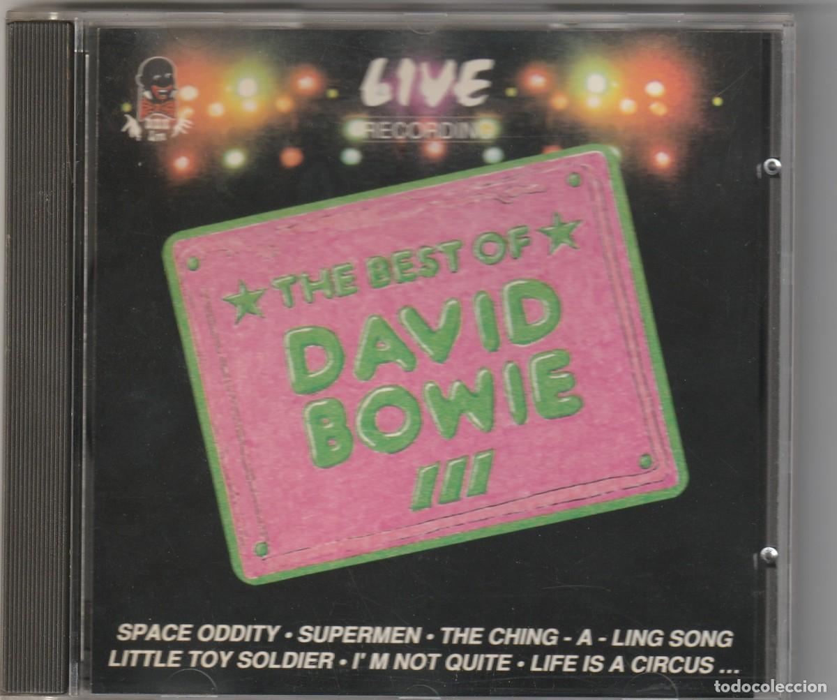 CDs de M&uacute;sica: THE BEST OF DAVID BOWIE &middot; LIVE RECORDING (CD DIXIE LIVE 1992)