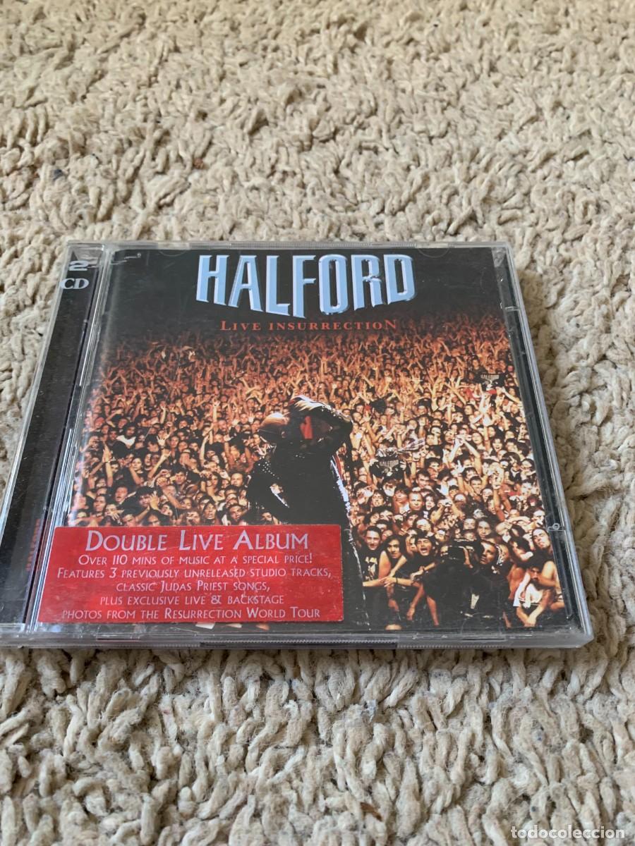 CDs de M&uacute;sica: DOBLE CD. ROB HALFORD. LIVE INSURRECTION. LIBRILLO. BUENA CONSERVACION