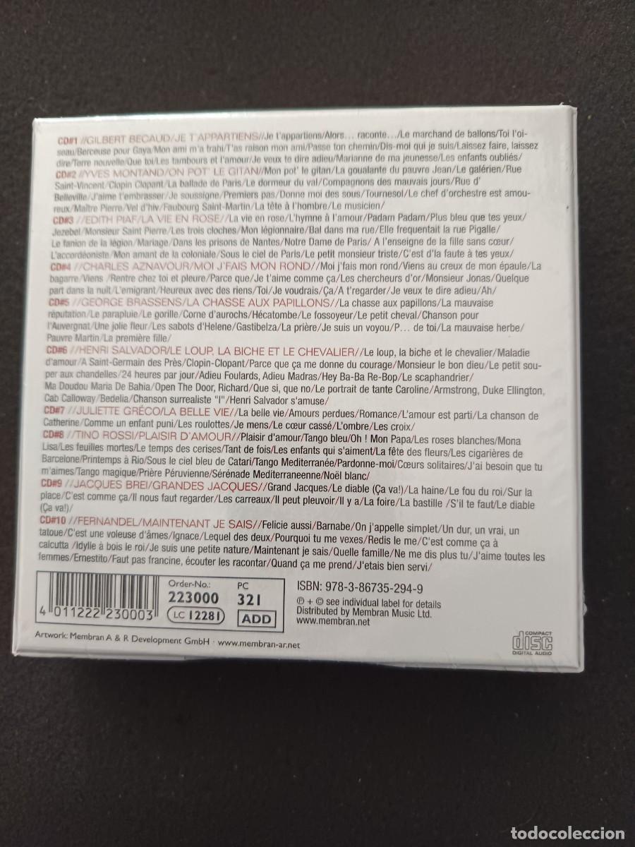 CDs de m&uacute;sica: 10 CD SET. LA L&Eacute;GENDE DE LA CHANSON - Foto 2