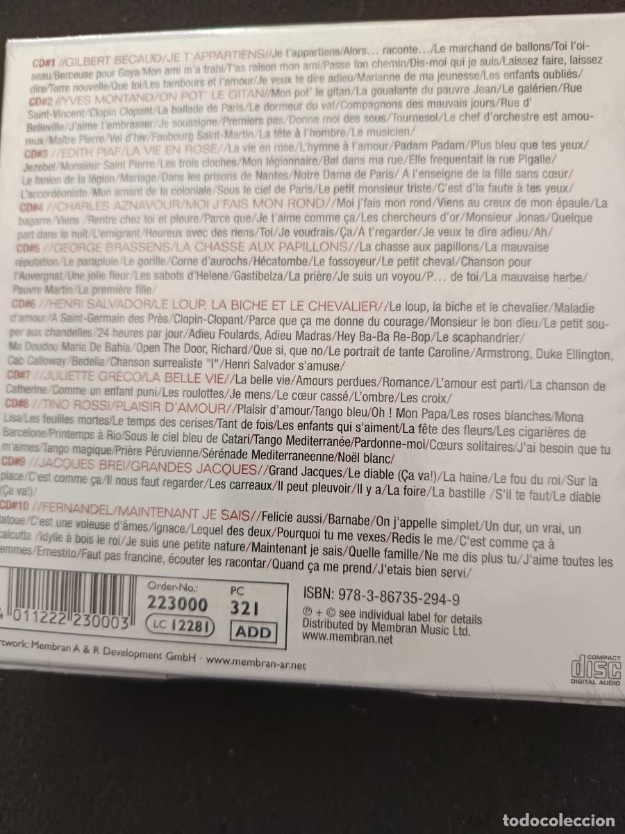 CDs de m&uacute;sica: 10 CD SET. LA L&Eacute;GENDE DE LA CHANSON - Foto 3